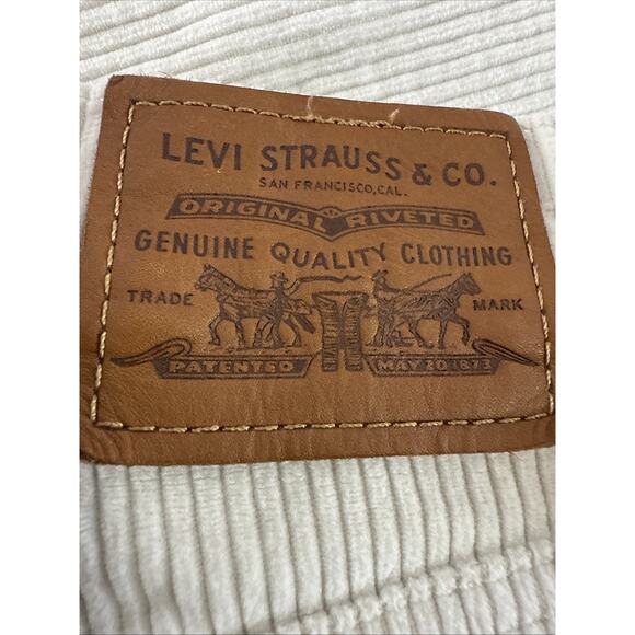 Levi's Ribcage Straight Ankle Jeans Corduroy Size 25 - Picture 7 of 13